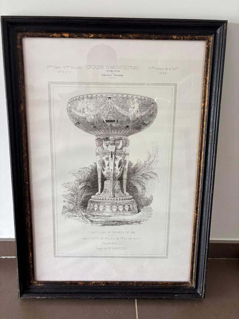 Coupe Monumentale — Concours de Sèvres 1882, Enlèvement