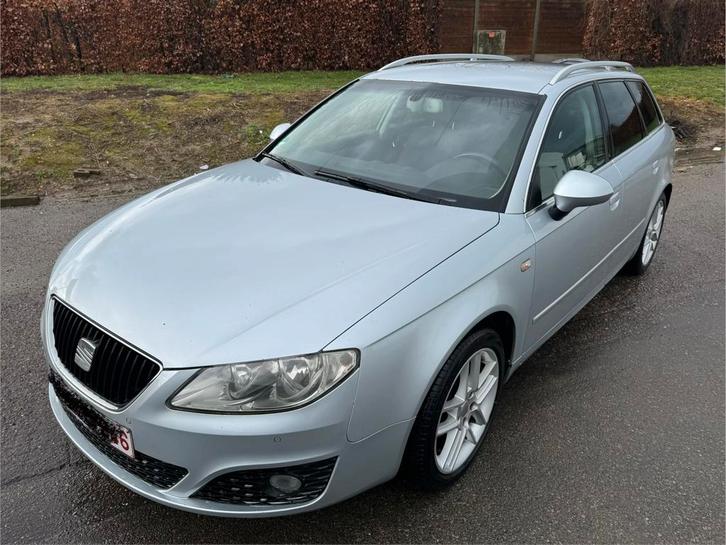 Seat Exeo 2.0 Tdi Manual-6, Auto's, Seat, Particulier, Exeo, Diesel, Euro 5, Break, Handgeschakeld, Zilver of Grijs, Zwart, Stof