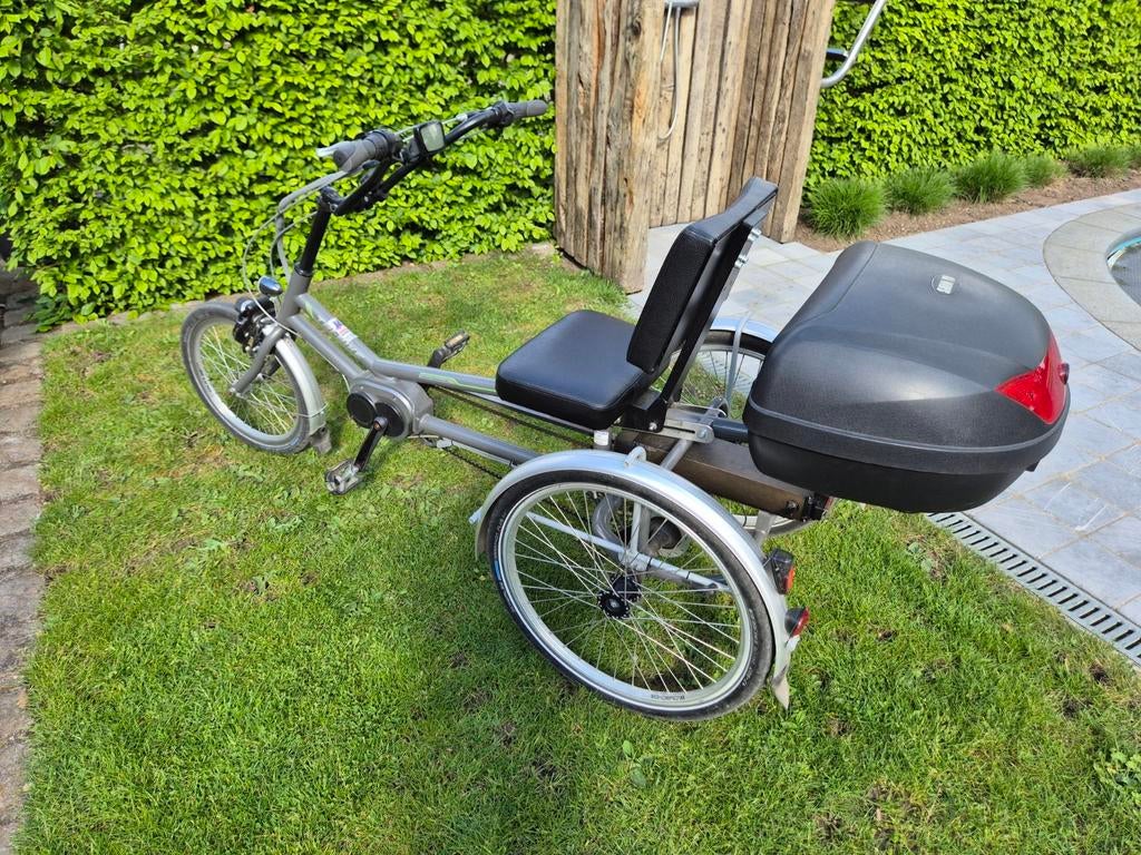 Tribike driewielfiets met handige koffer, Ophalen, Zo goed als nieuw, Tri Bike