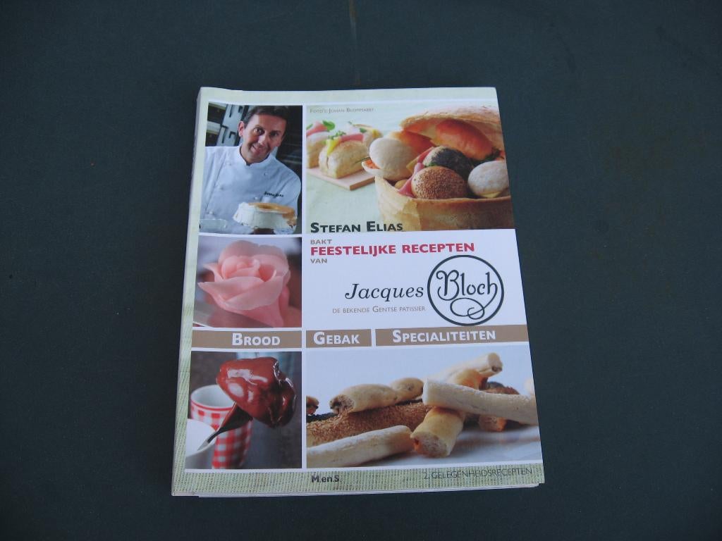 Stefan Elias bakt feestelijke recepten van Jacques Bloch, Ophalen of Verzenden, Zo goed als nieuw, Stefan Elias
