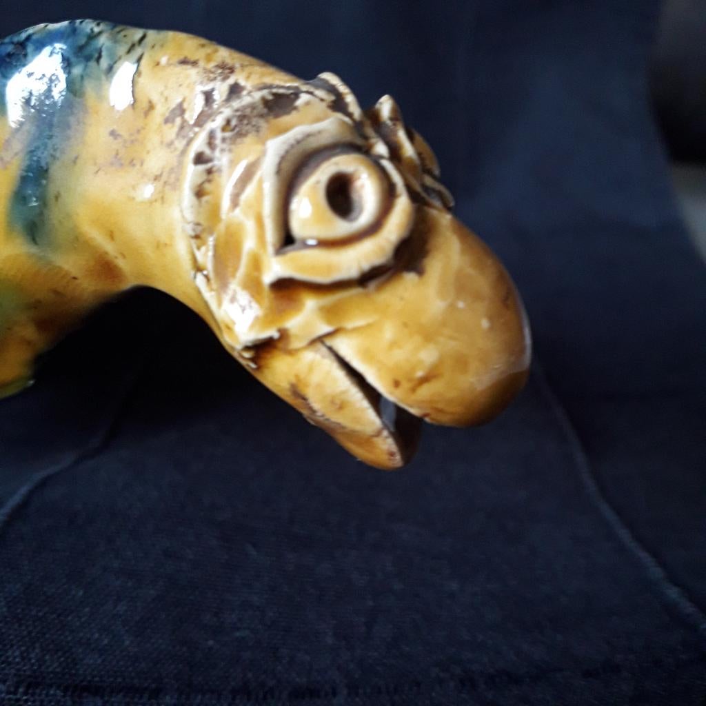 Ceramique signee Art Nouveau glacuree emaillee, Antiquités & Art, Antiquités | Céramique & Poterie, Enlèvement ou Envoi