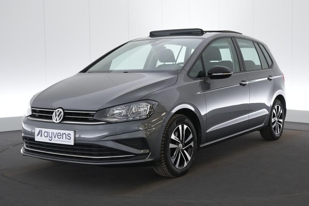 (1YEN302) VOLKSWAGEN GOLF SPORTSVAN - 2018, Argent ou Gris, Entreprise, Carnet d'entretien, 5 places