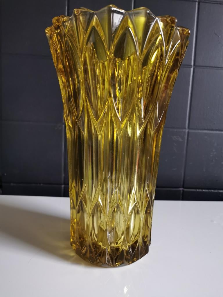 Art deco vaas. Rond 1960., Enlèvement ou Envoi, Verre