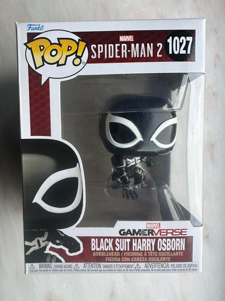 Funko Pop! Black Suit Harry Osborn nr. 1027, Ophalen of Verzenden, Nieuw