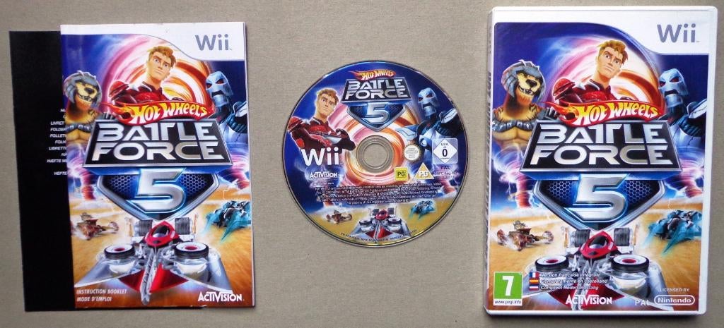 Hot Wheels Battle Force 5 voor de Nintendo Wii Compleet, Games en Spelcomputers, Ophalen of Verzenden, Zo goed als nieuw