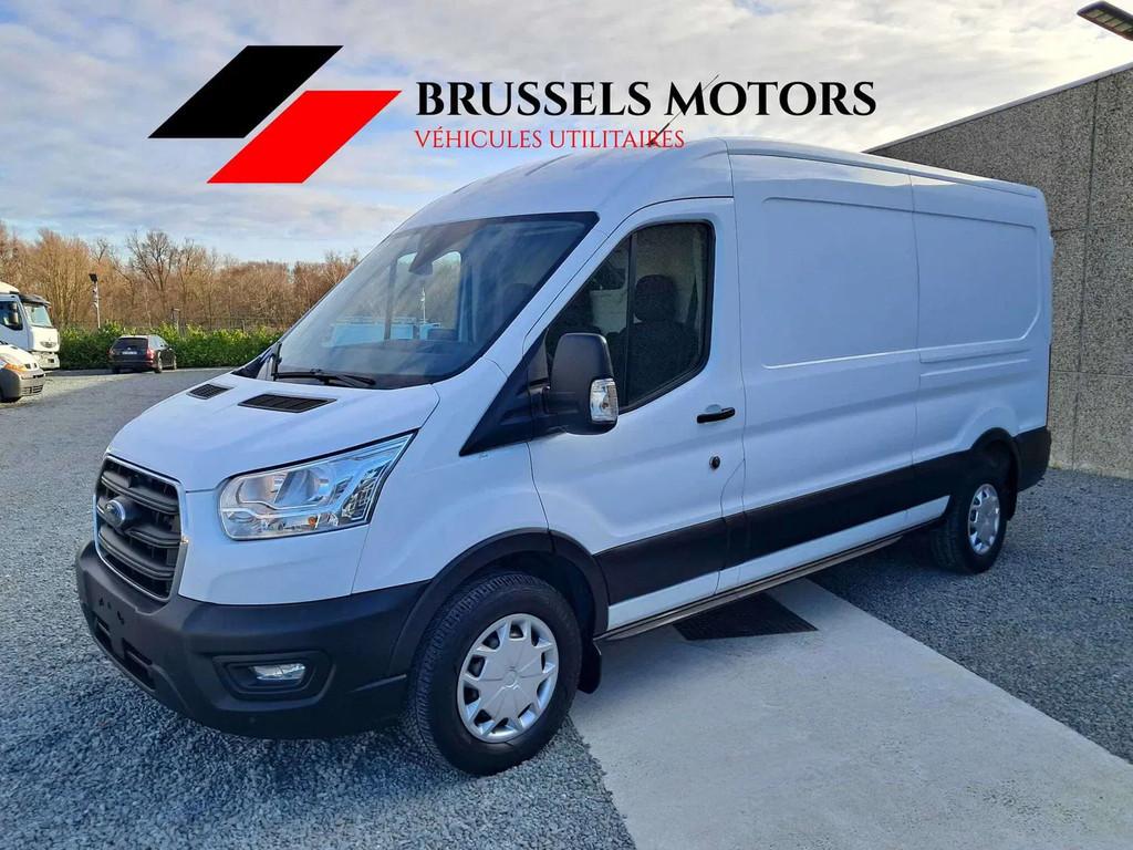 Ford Transit 2.0 Automatique L2H2 (bj 2020), Auto's, Automaat, Stof, USB, Wit