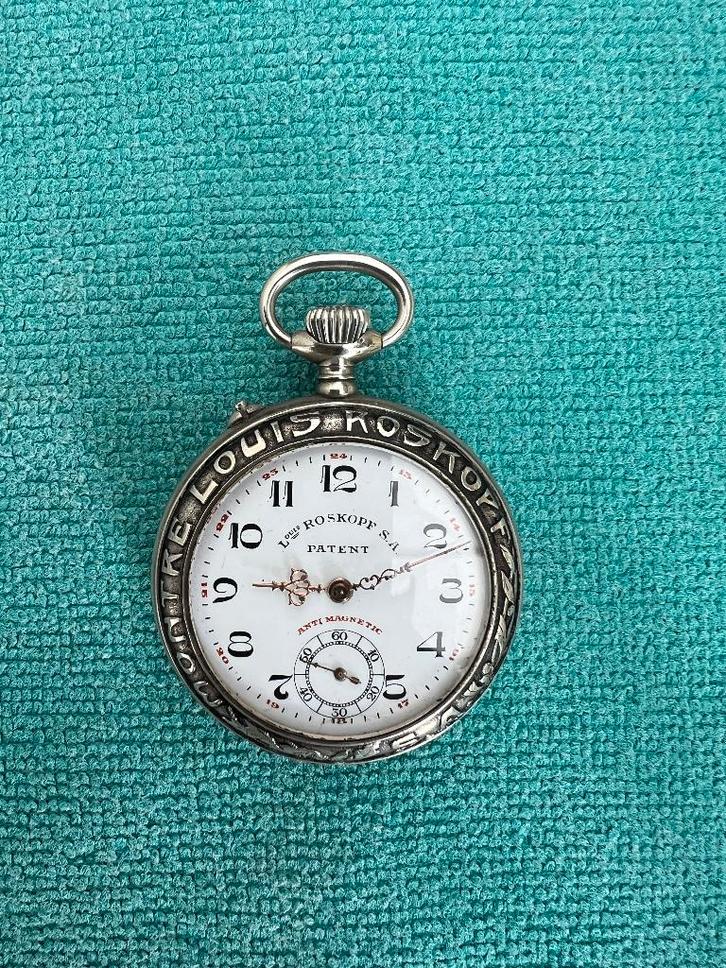 Louis Roskopf S.A. Zeldzaam Zakhorloge, Bijoux, Sacs & Beauté, Montres | Anciennes | Antiquités, Montre de poche, Autres marques