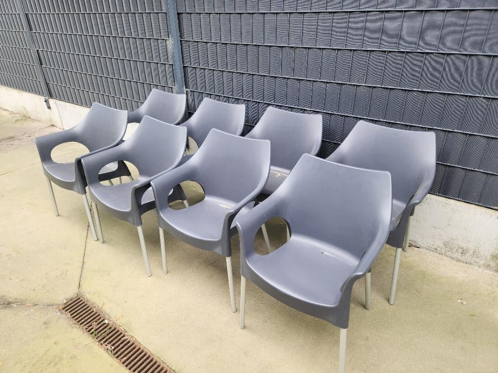 terrasstoelen, Ophalen, Gebruikt, Stapelbaar