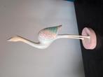 Roze houten flamingo decoratie, Huis en Inrichting, Woonaccessoires | Overige, Ophalen, Zo goed als nieuw