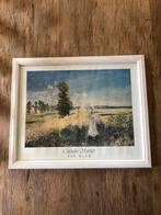 Cadre blanc « The Walk » de Claude Monet, Moins de 50 cm, Enlèvement ou Envoi, 50 à 75 cm, Imprimé