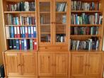 Boekenkast met vitrine en bureau, Huis en Inrichting, Kasten | Boekenkasten, Ophalen, Zo goed als nieuw