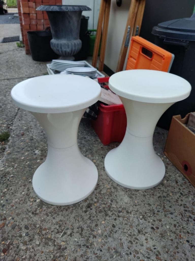 70ies zitkrukjes Tam Tam krukje, Ophalen, Zo goed als nieuw