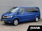 Volkswagen Transporter 2.0TDI L2H1 150PK DC Led Leder Automa, Autos, Camionnettes & Utilitaires, Cuir, Achat, Entreprise, Noir