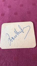 Handtekening Ivan Heylen op bierviltje, Verzenden, Gebruikt