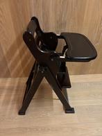 Houten Babystoel verstelbaar en inklapbaar, Ophalen, Gebruikt, Inklapstoel, Gordel(s)