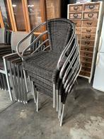 Terras Stoelen aluminium 6 Stuks Te koop., Zakelijke goederen, Horeca | Meubilair en Inrichting, Ophalen
