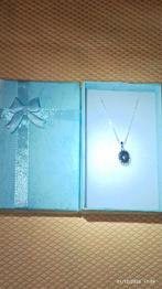 Sterling zilveren hanger met zwarte opaal uit Ethiopië, Nieuw, Ophalen of Verzenden, Met edelsteen, Zilver