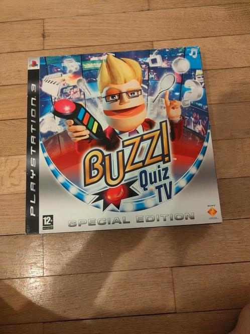1 Buzz PlayStation 3 Special TV Edition-game, Games en Spelcomputers, Spelcomputers | Sony PlayStation 3, Zo goed als nieuw, Ophalen of Verzenden