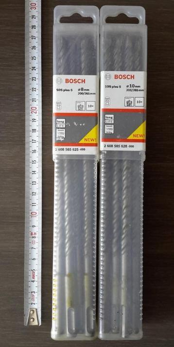 Lot / partij lange betonboren BOSCH 8/10mm ( NIEUW ) beschikbaar voor biedingen