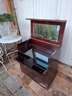 Unieke bar/drankkast art deco luxe mahonie glas koper, Ophalen