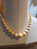 Zeer mooie vintage ketting (ivoor), Ophalen of Verzenden