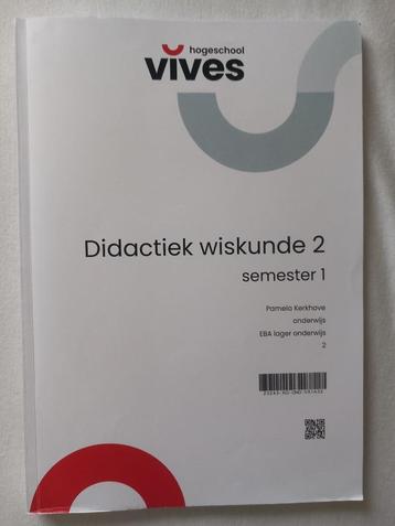 Vives cursus lager onderwijs - Didactiek wiskunde 2 disponible aux enchères