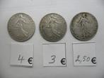 Zilveren munt 50 centimes 1910 Frankrijk om uit te kiezen!, Verzenden, Frankrijk, Losse munt, Zilver