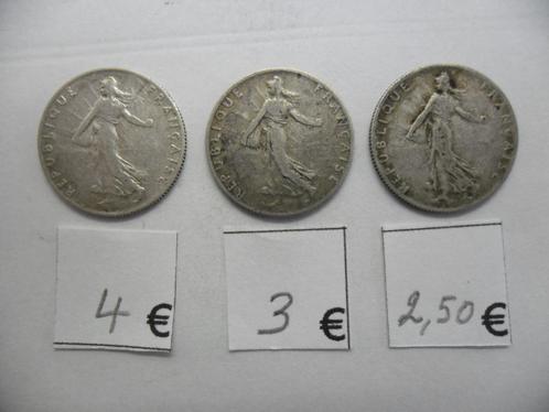 Zilveren munt 50 centimes 1910 Frankrijk om uit te kiezen!, Postzegels en Munten, Munten | Europa | Niet-Euromunten, Losse munt
