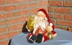 pere noel assis rouge et or 48cm neuf, Ophalen of Verzenden, Nieuw