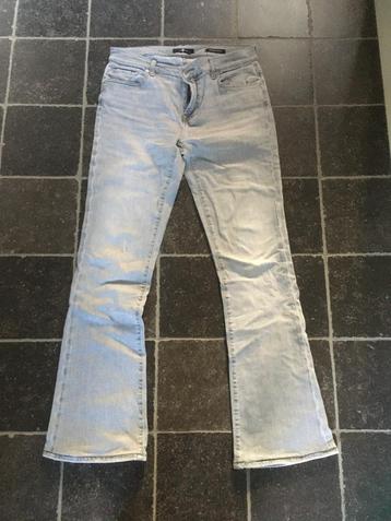 7 for All Mankind lichtgrijze bootcut jeans - jeansmaat 30 beschikbaar voor biedingen