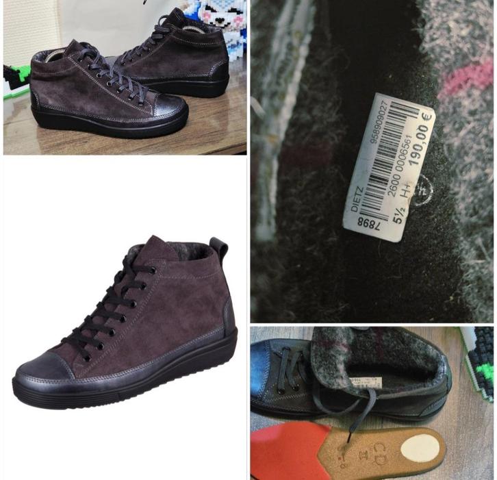Christian Dietz Locarno Schoenen _ Maat 38, Kleding | Dames, Schoenen, Zo goed als nieuw, Sneakers, Bruin, Ophalen of Verzenden
