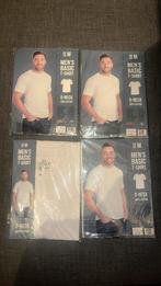 4 witte T-shirts, Ophalen, Nieuw, Maat 48/50 (M), Wit