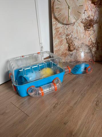 Ferplast Combi 2 Hamsterkooi, Kooi, Zo goed als nieuw, Hamster, 75 tot 110 cm