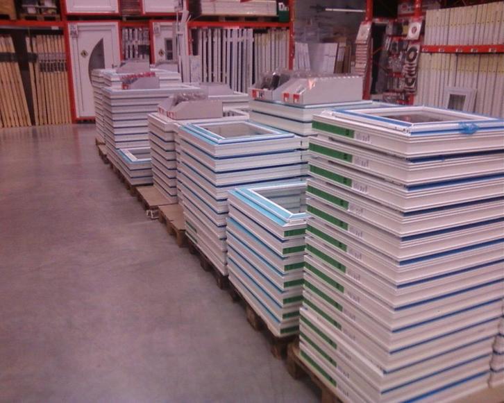 Déstockage de châssis et portes pvc, Bricolage & Construction, Vitres, Châssis & Fenêtres, Neuf, Enlèvement ou Envoi