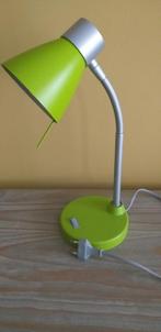 Groene leuke bureaulamp, Huis en Inrichting, Lampen | Tafellampen, Gebruikt, Ophalen of Verzenden, Metaal, Modern