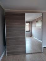 kleerkast met 2 schuifdeuren en spiegel, Huis en Inrichting, Kasten | Kleerkasten, Ophalen, Gebruikt, 200 cm of meer, 200 cm of meer