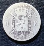 1 frank FR 1867 - Leopold II, Postzegels en Munten, Verzenden, Zilver, Losse munt, Zilver