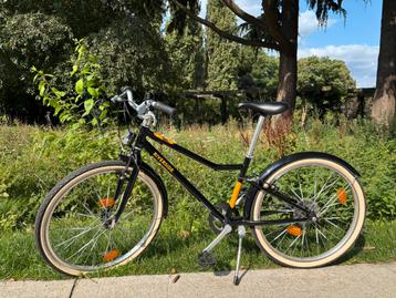 Riverside 500 noir/jaune 24 pouces 9-12 ans, Vitesses, 24 pouces, B-Twin, Comme neuf