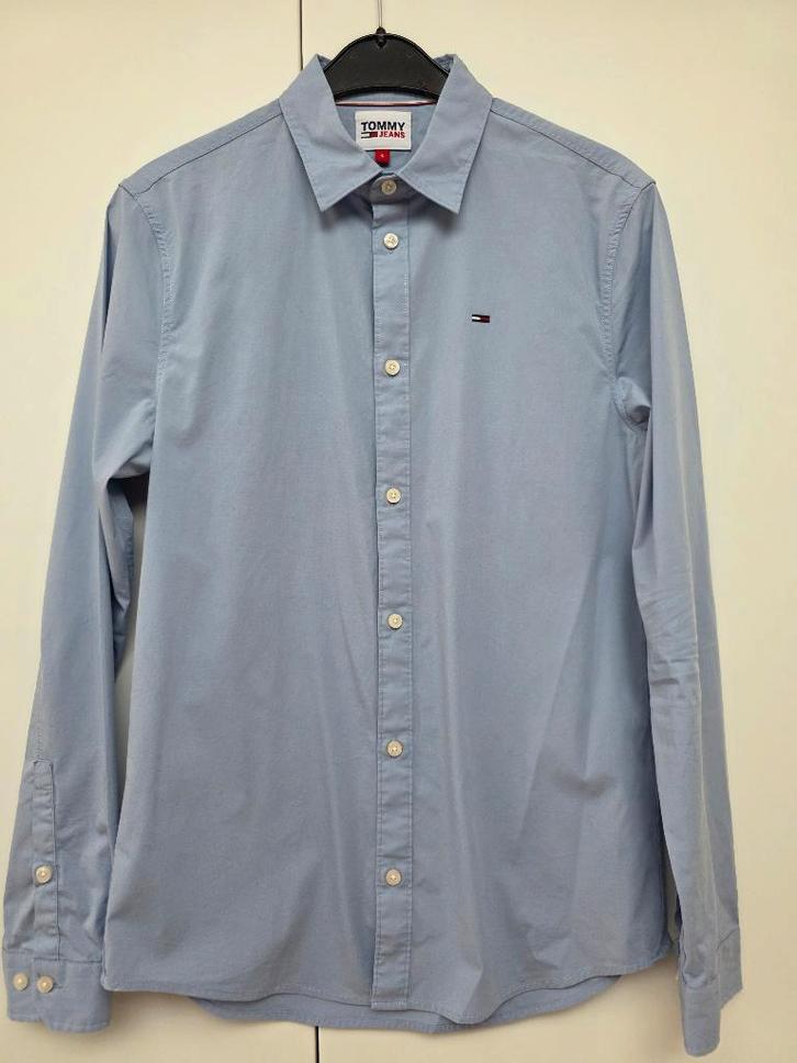 Herenhemd Tommy Hilfiger (maat S), Vêtements | Hommes, Chemises, Comme neuf, Tour de cou 38 (S) ou plus petit, Bleu, Enlèvement ou Envoi