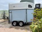 TE KOOP Weijer dubbele paarden trailer, Ophalen, Zo goed als nieuw, Polyester, 2-paards trailer