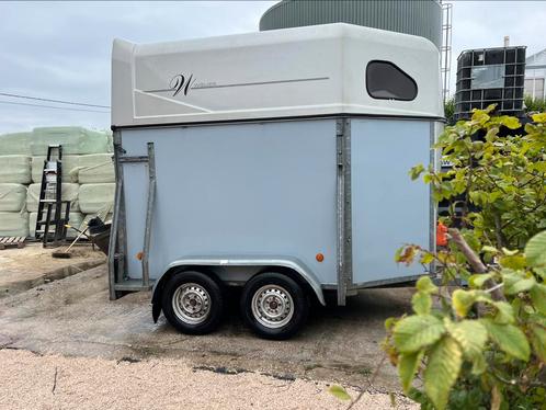 TE KOOP Weijer dubbele paarden trailer, Dieren en Toebehoren, Paarden en Pony's | Trailers en Aanhangwagens, Zo goed als nieuw