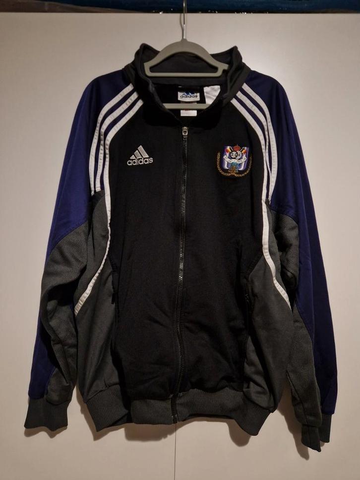 Adidas RSC Anderlecht retrojack voor het seizoen 2000-2001, Kleding | Heren, Sportkleding, Zo goed als nieuw, Voetbal, Maat 48/50 (M)