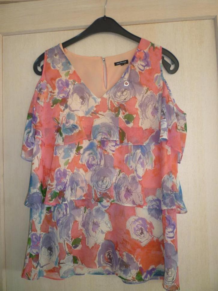 Fleurige blouse Caroline Biss maat 38 - Nieuw, Kleding | Dames, Blouses en Tunieken, Nieuw, Maat 38/40 (M), Roze, Ophalen of Verzenden