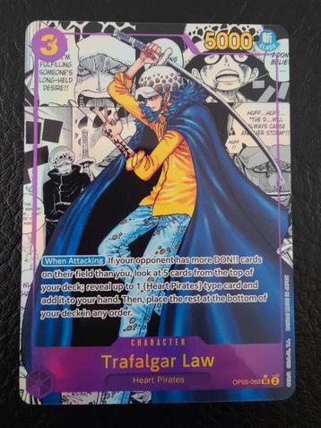 Trafalgar Law alt. art manga OP05-069 beschikbaar voor biedingen
