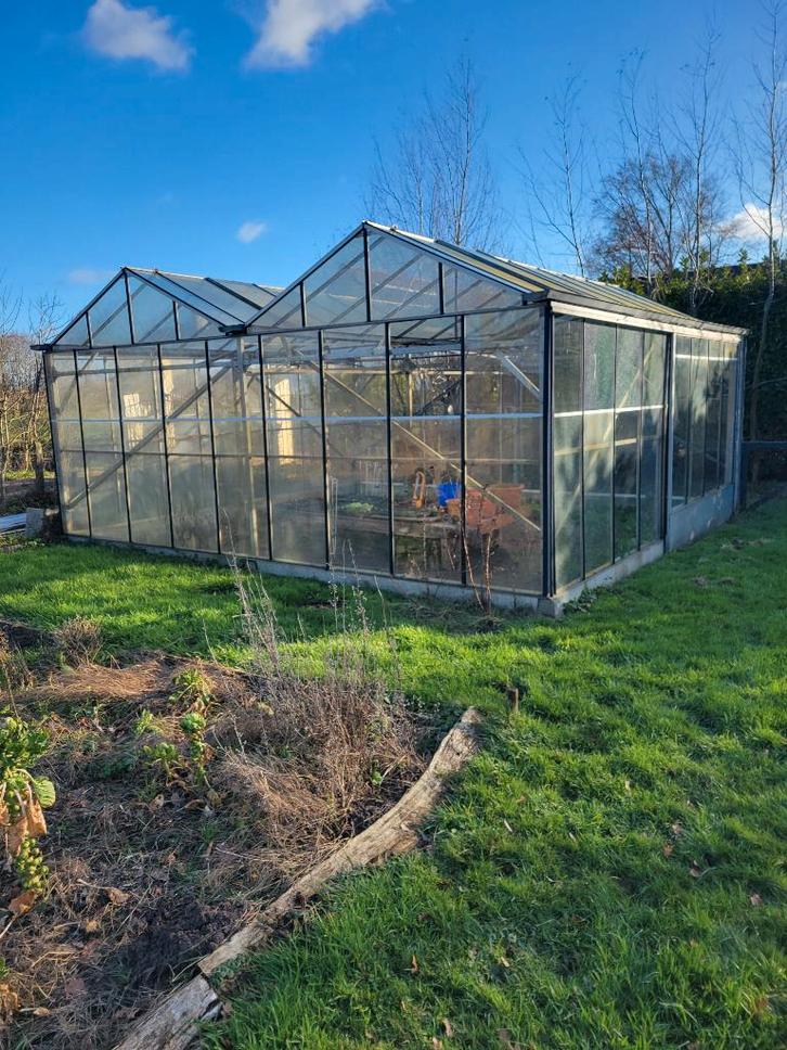 serre, Tuin en Terras, Kassen, Gebruikt, Kweekkas, Staal, Glas, Ophalen