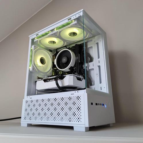 Witte Gaming PC - GTX 1660 Ti - Ryzen 5 2600 -  WIFI, Computers en Software, Desktop Pc's, SSD, Gaming, Ophalen of Verzenden