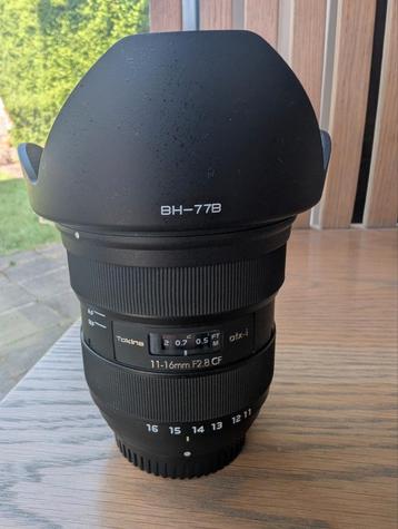 Objectif Tokina 11-16 mm Atx-I Cf 2.8  beschikbaar voor biedingen