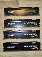 Fury HyperX 2133MHZ CL14 DDR4 4x4GB, Computers en Software, RAM geheugen, 16 GB, Desktop, Gebruikt, Ophalen of Verzenden