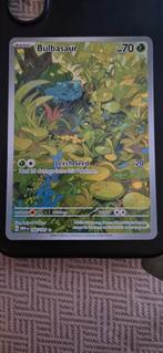 Bulbasaur 151 sar, Verzenden, Zo goed als nieuw, Losse kaart, Foil