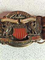 Ceinture en cuir USA  Édition limitée, Vêtements | Hommes, Ceintures, Cuir véritable, Brun, Enlèvement, Porté
